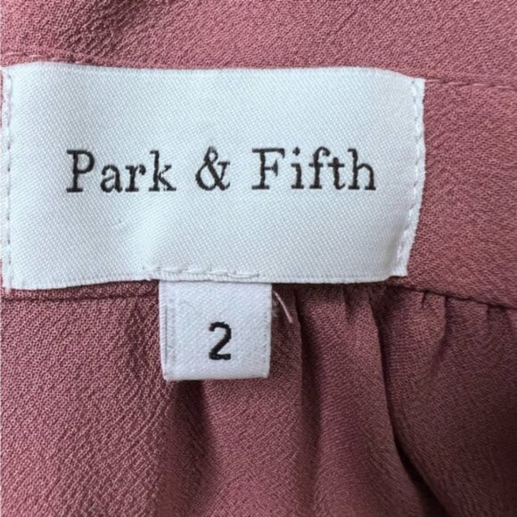 Park & Fifth Faux Wrap Vneck Maxi Dress Size 2 Bridesmaid Feminine Romantic - Picture 4 of 7